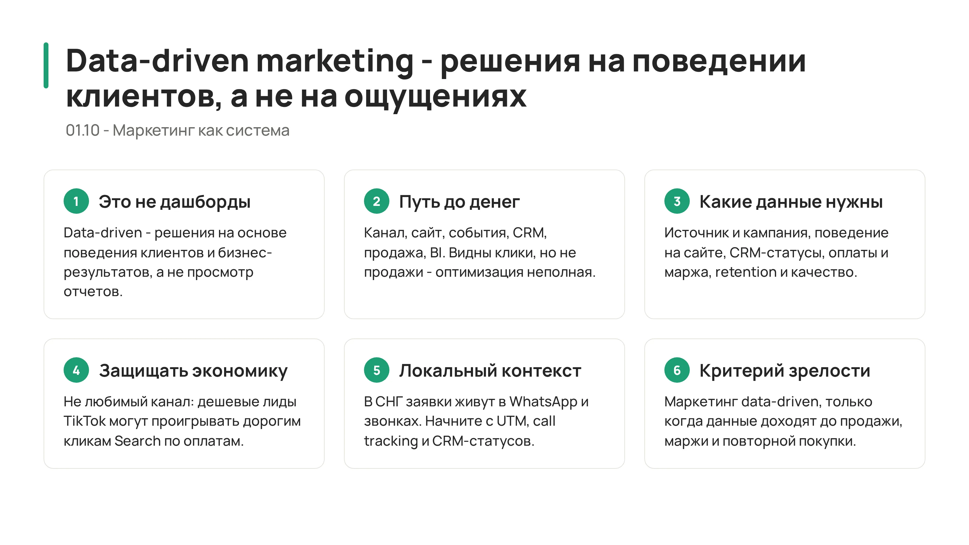Data driven marketing: как данные меняют маркетинг