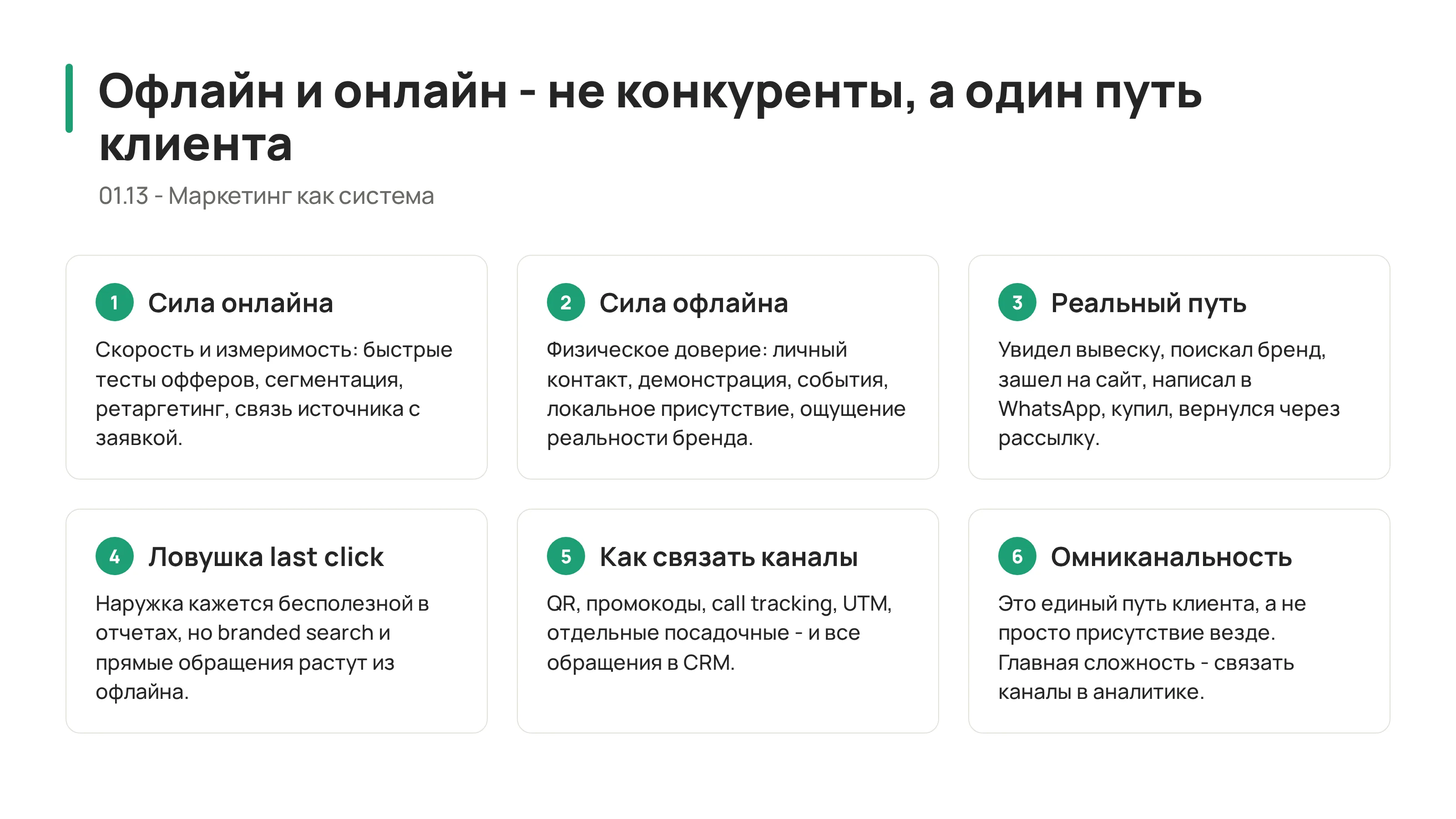 Offline vs online: почему сильный маркетинг стал омниканальным