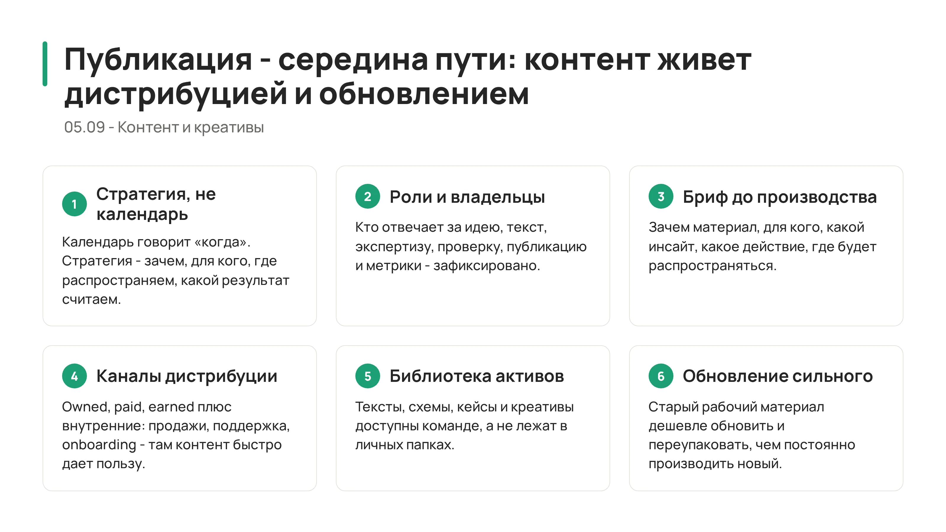Управление контентом и дистрибуция