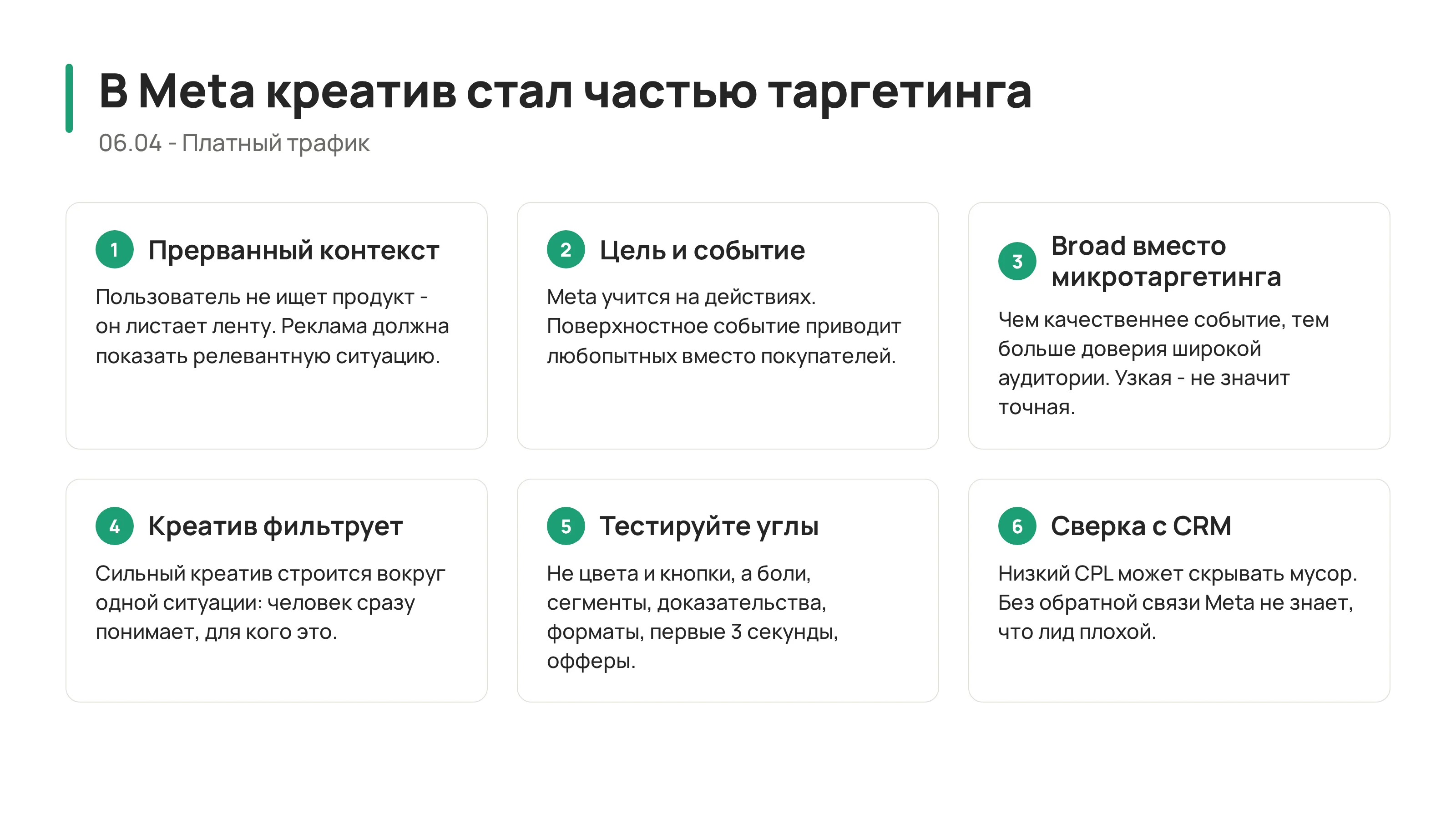 Social Ads: Meta и таргетинг