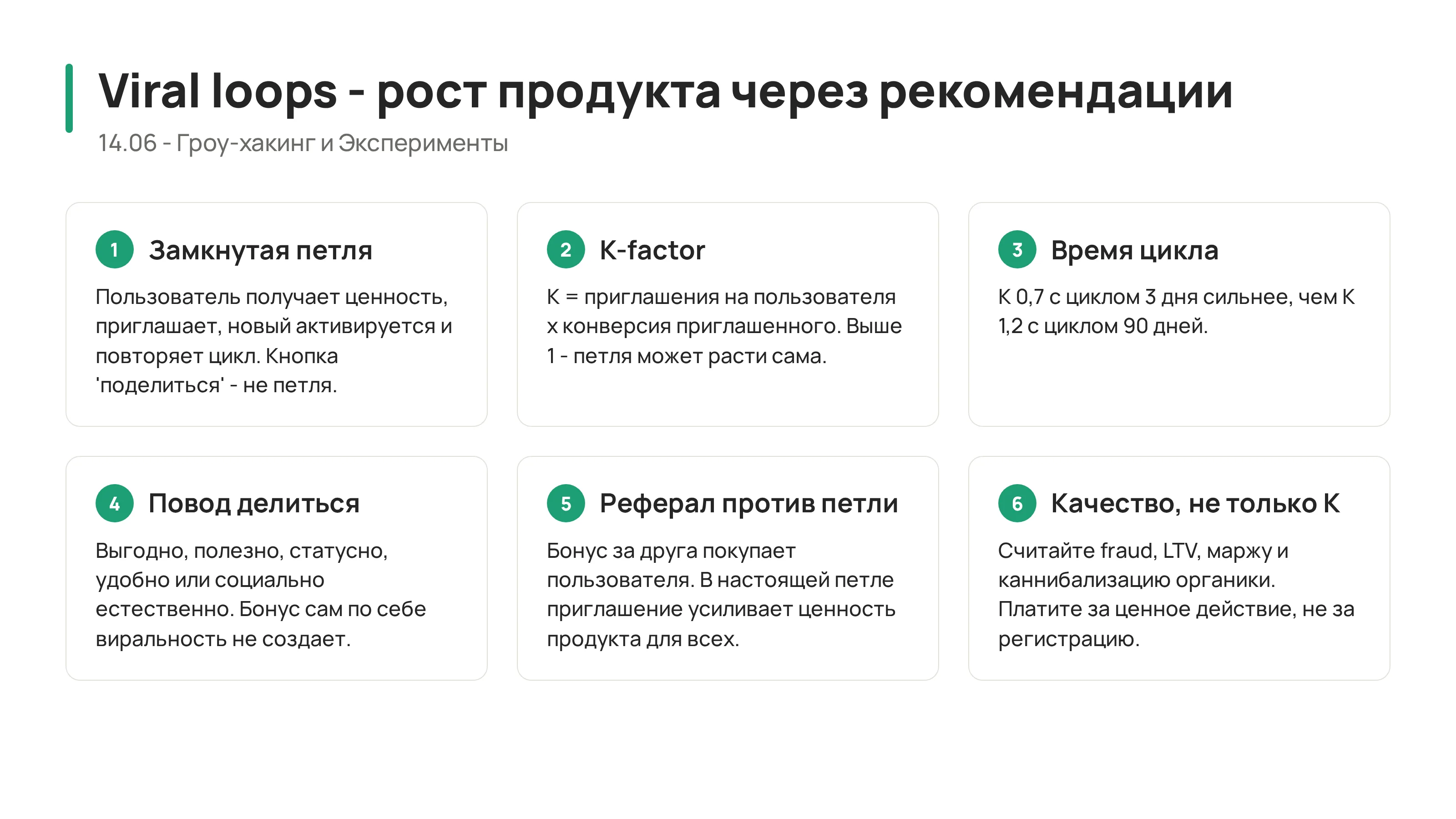 Viral Loops: как продукт растет через рекомендации