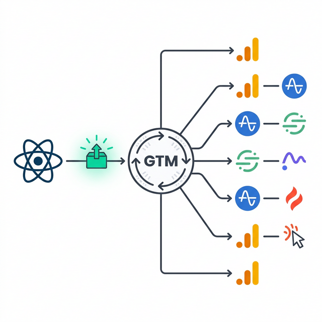 React to GTM Architecture